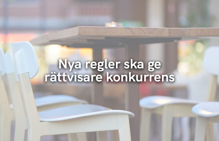 Nya regler ska ge rättvisare konkurrens