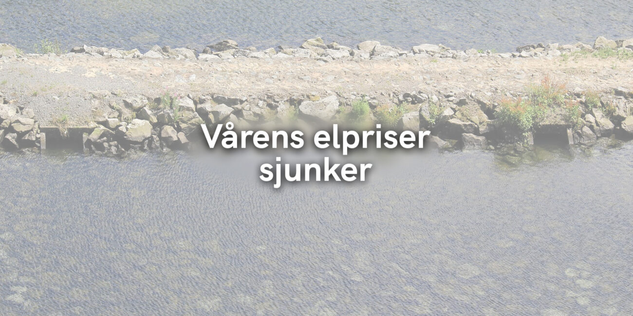 Vårens elpriser sjunker