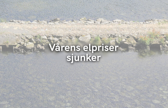 Vårens elpriser sjunker