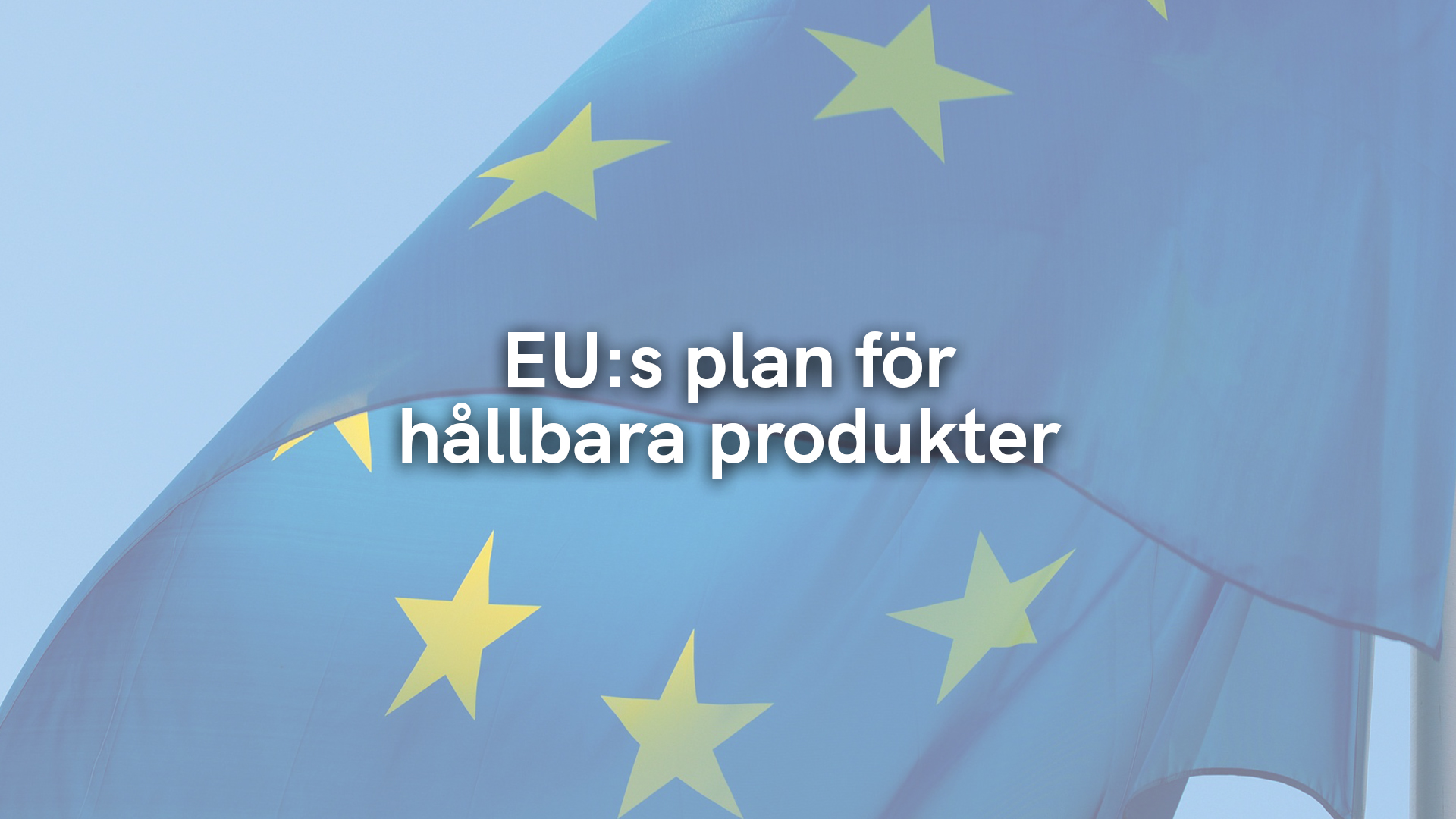 EU:s plan för hållbara produkter 