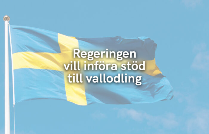 Regeringen vill införa stöd till vallodling