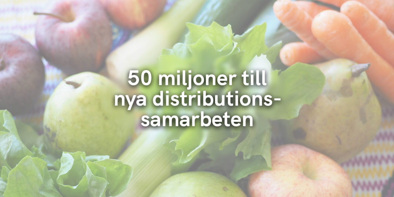 50 miljoner till nya distributionssamarbeten