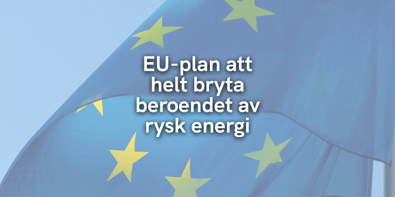 EU-plan att helt bryta beroendet av rysk energi