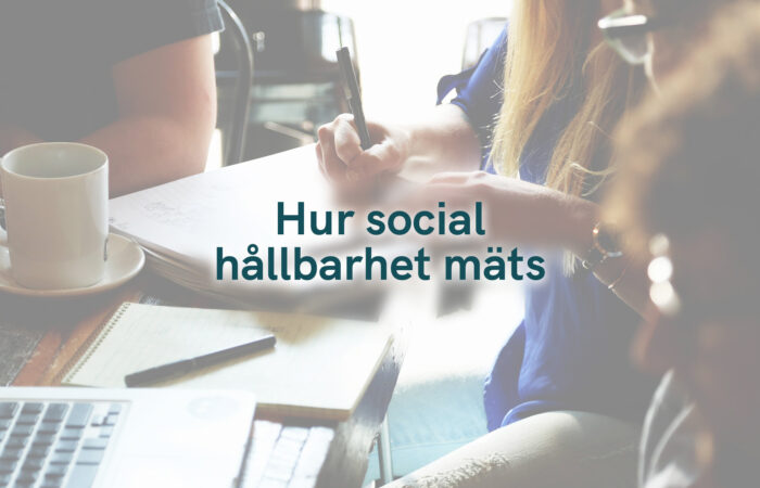 Hur social hållbarhet mäts
