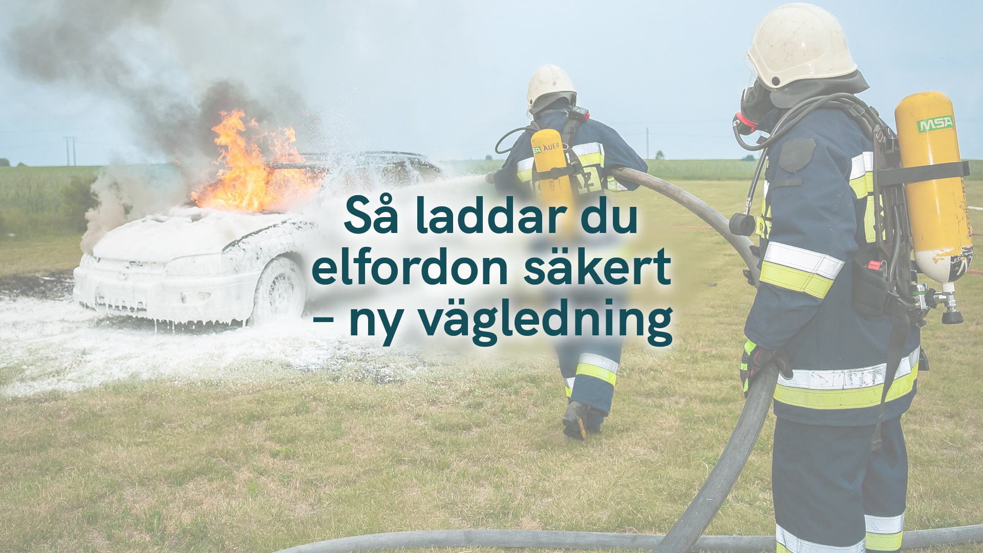 Så laddar du elfordon säkert – ny vägledning