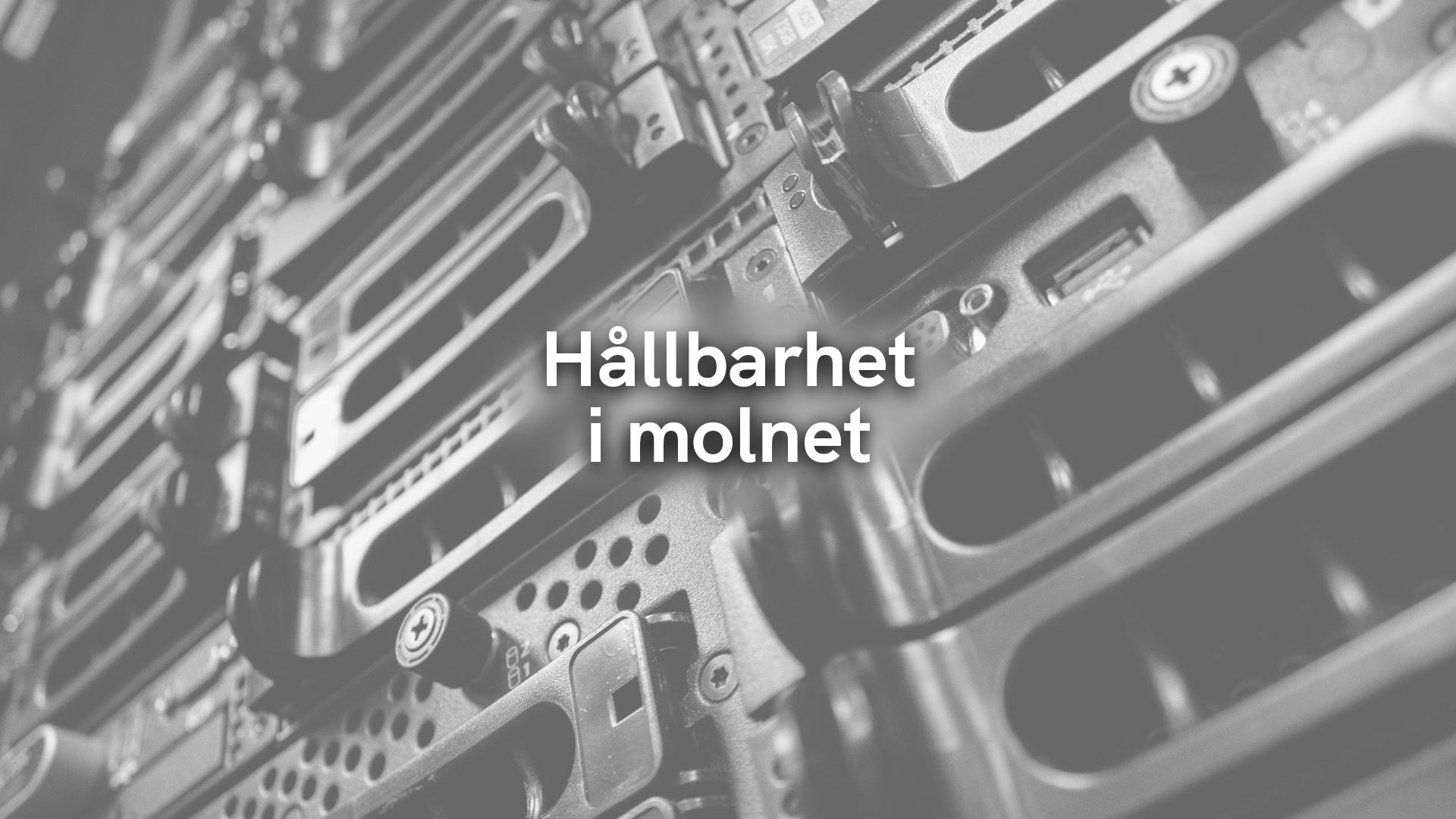 Hållbarhet i molnet