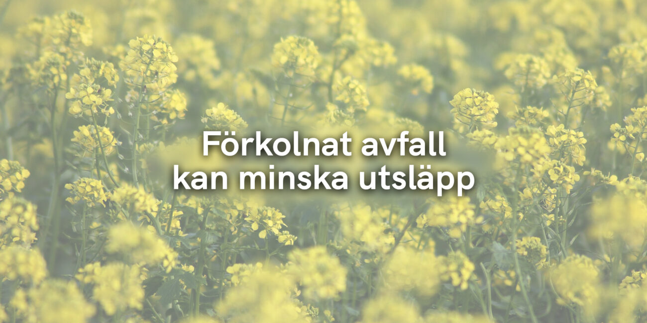 Förkolnat avfall kan minska utsläpp