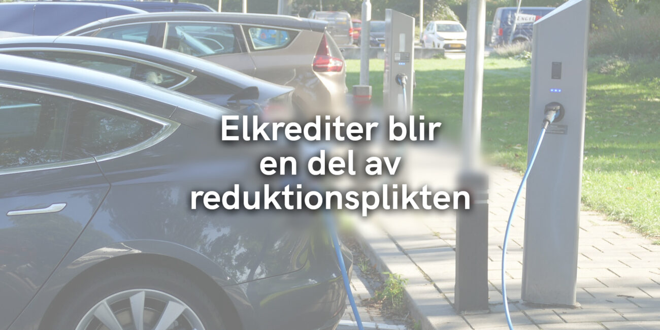 Elkrediter blir en del av reduktionsplikten