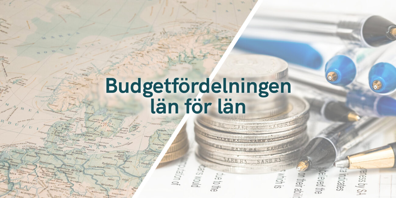 Budgetfördelningen län för län