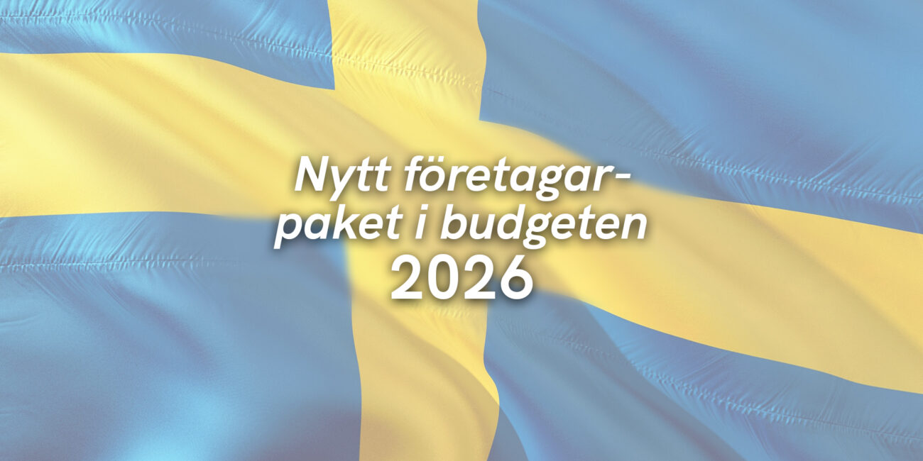 Nytt företagarpaket i budgeten 2026