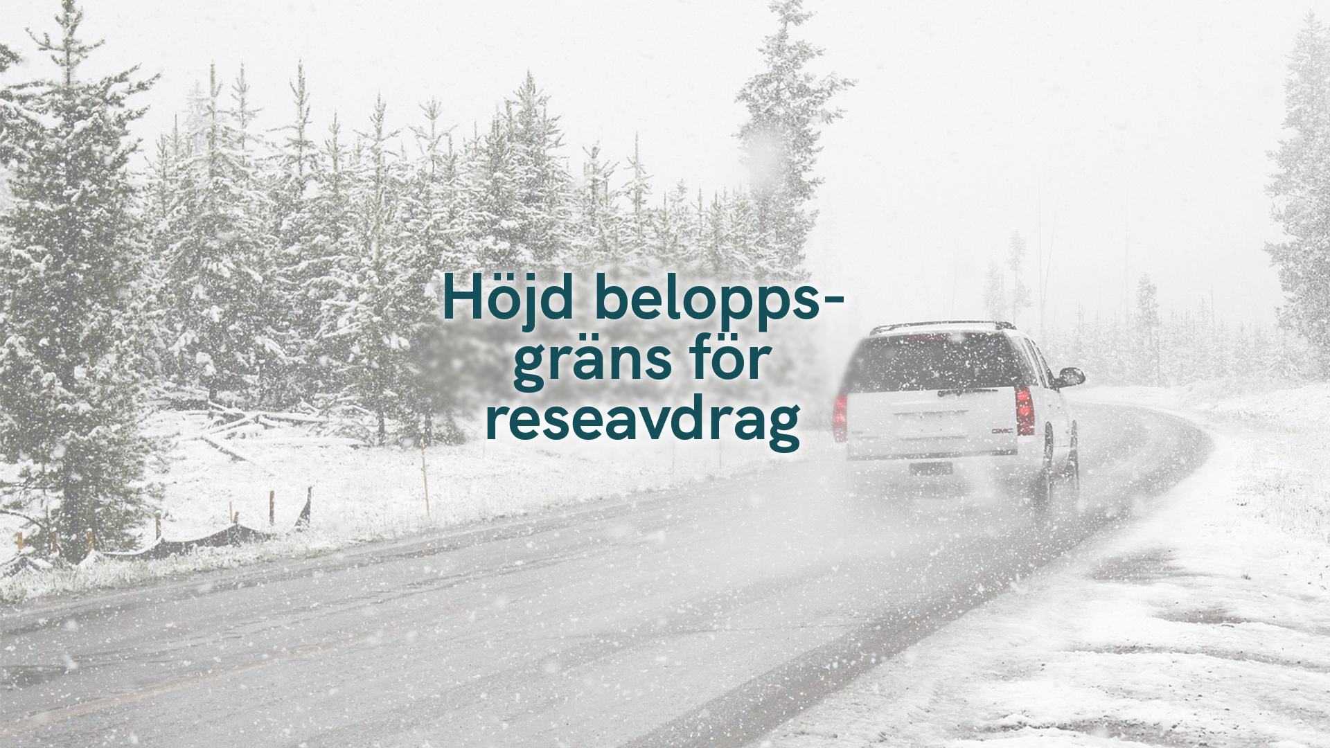 Höjd beloppsgräns för reseavdrag