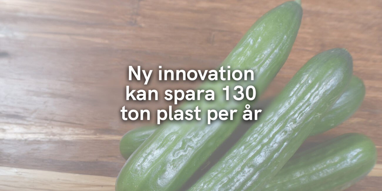 Ny innovation kan spara 130 ton plast per år
