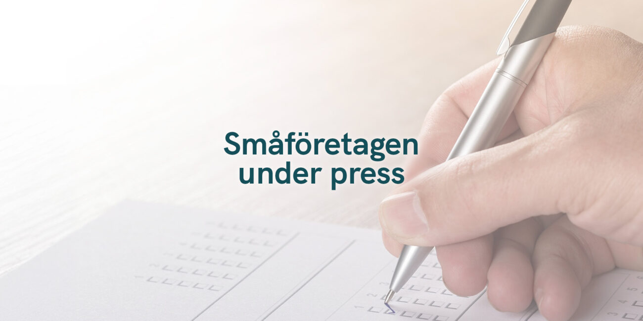 Småföretagen under press